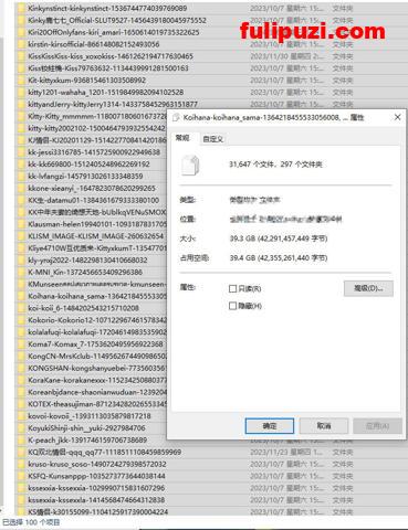 福利铺子独家首发！推特博主100套合集系列第11弹【23000P+7500V/29.8G】