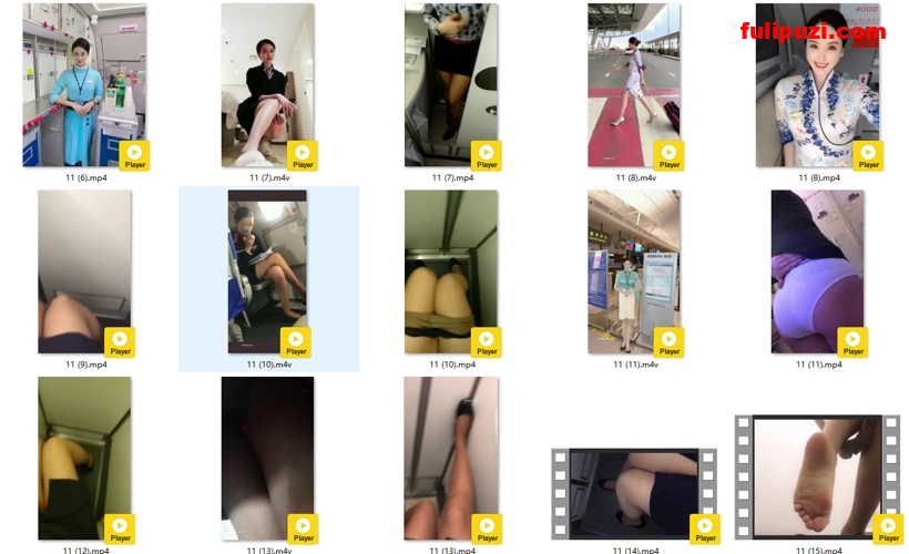 真实空姐稀缺航空三部曲 2021各大航空美丽空姐不与人知的真实反差【44P+288V/4.34G】