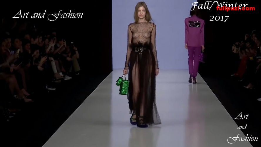 高冷模特极致反差！Art and Fashion模特刺激透视走秀合集【6V/588M】