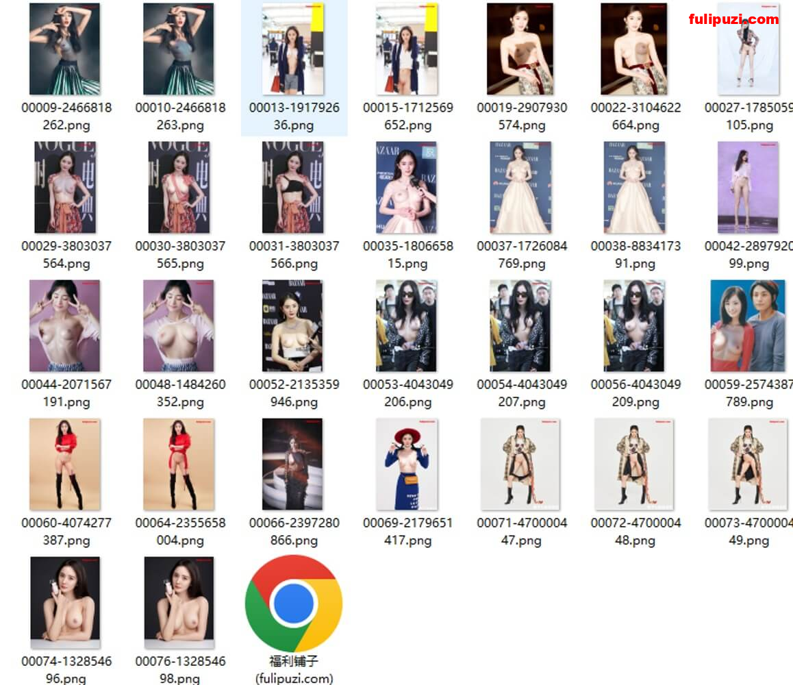明星原图AI去衣换脸系列：杨幂【46P/91M】